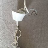 Glass bulb hanging lamp 1980