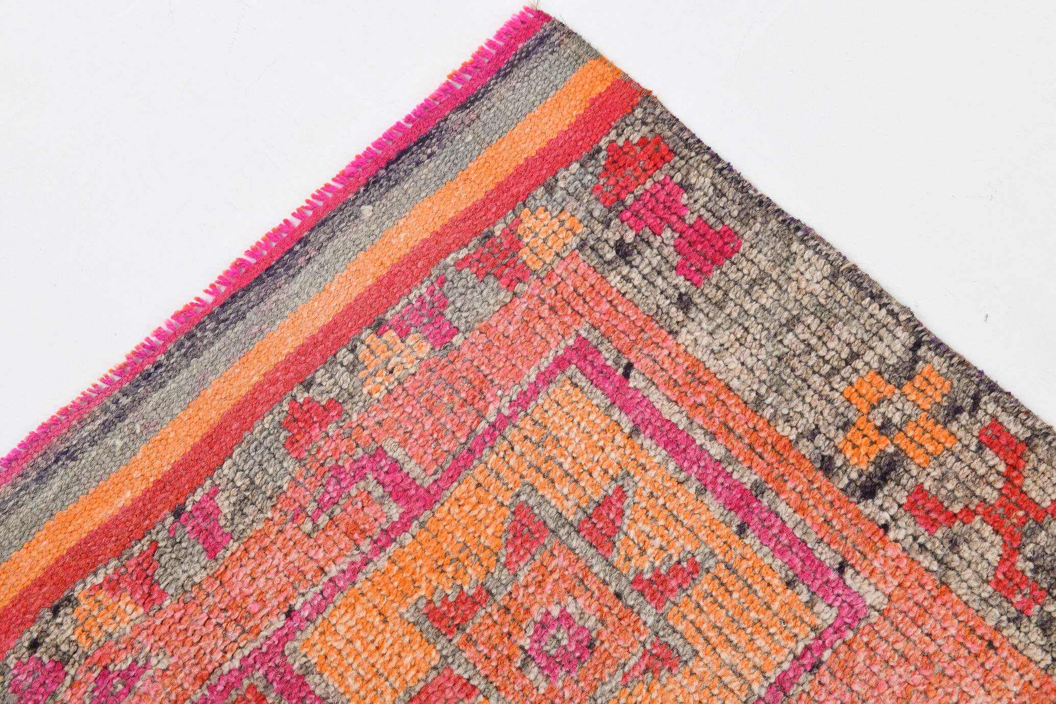 3x12 Herki Vintage Runner Rug, 98x356Cm