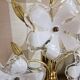 Lampe de table fleurs années 80/90