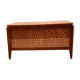 Coffre à jouet en bois et rotin