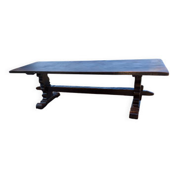 Table de monastère en chêne, XIXème s.