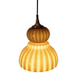 2-tone-brown space age pendant lamp