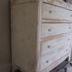 Chest of drawers white patina