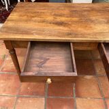 Solid wood farmhouse table