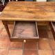 Solid wood farmhouse table