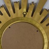Vintage golden sun mirror 58cm