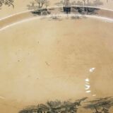 Oval dish in Iron Earth Emile Bourgeois