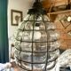 Glass and metal pendant light, Ulysses' garden