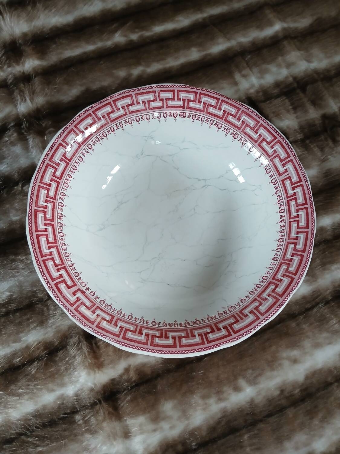 Large dish/old salad bowl Creil and Montereau