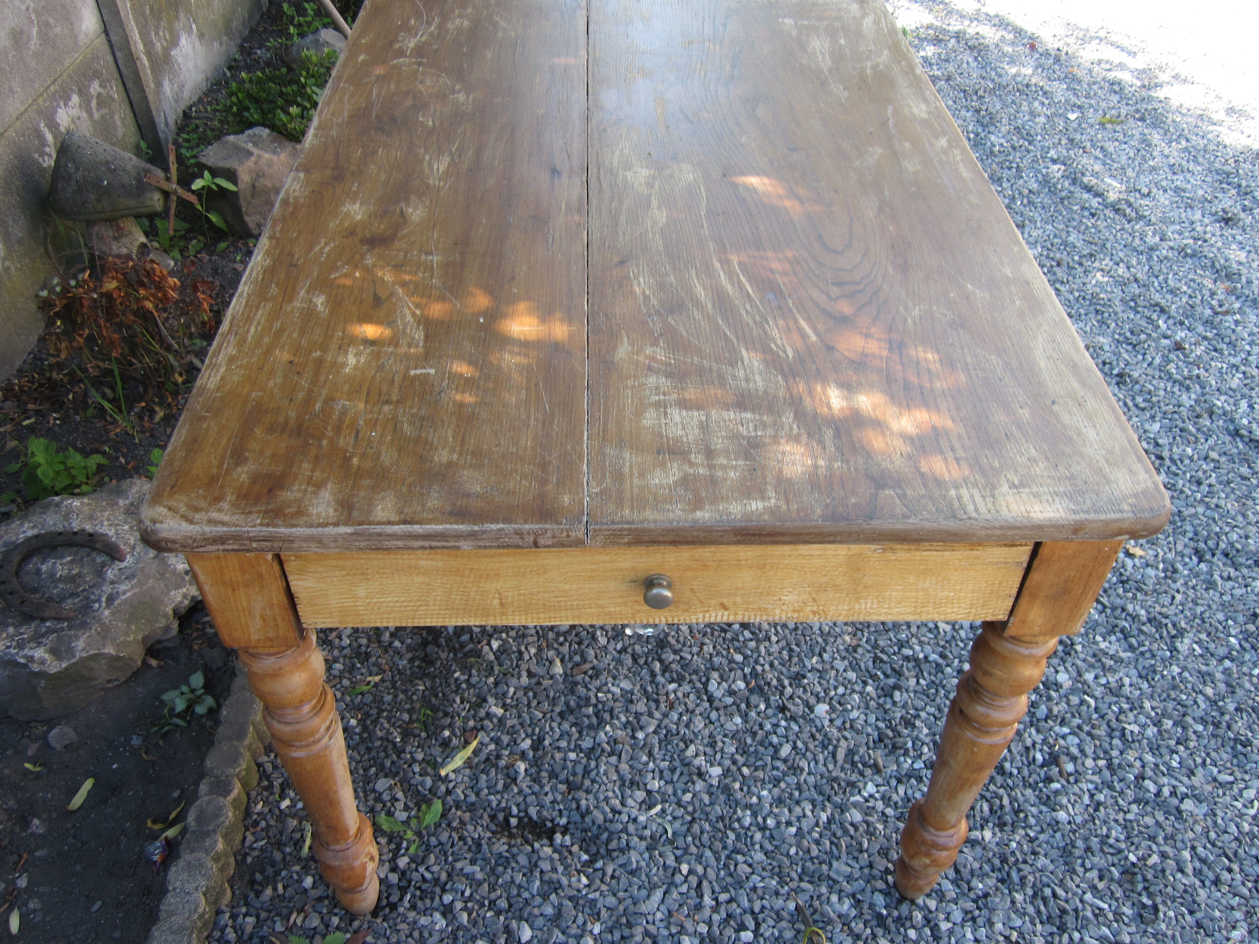 Old farm table