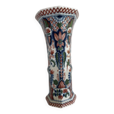 Vase polychrome Royal Tichelaar Makkum, peint à la main et coloré.