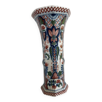 Vase polychrome Royal Tichelaar Makkum, peint à la main et coloré.