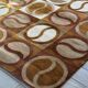 Large geometric rug from the 70s Scandinavian Space Age