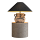 Grande lampe vase de Vallauris des années 1970 / marquée