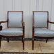 Pair of armchairs restoration style Charles X