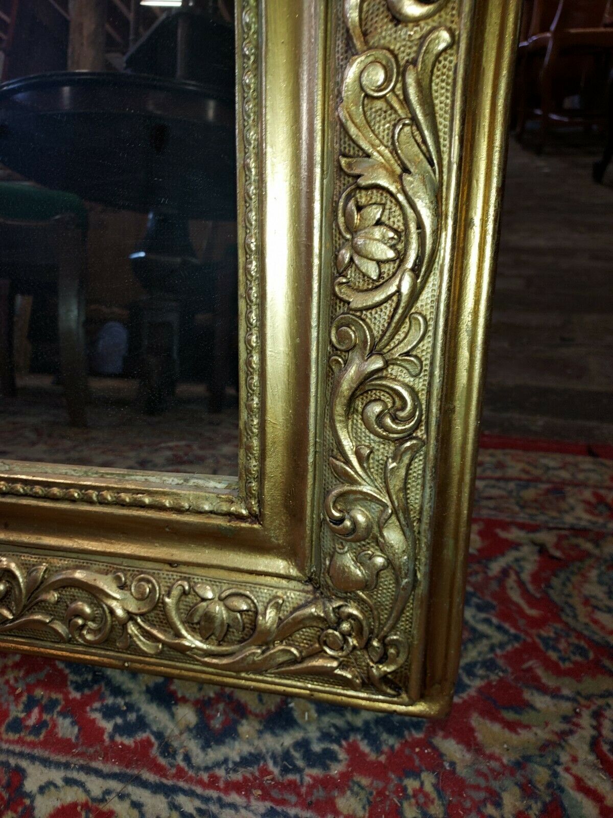 Gilded mirror Louis Philippe style  - 105x74cm