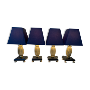 lampes de table laiton