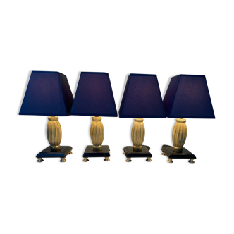 Brass table lamps