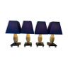 Lampes de table laiton