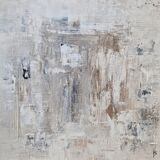 Tableau peinture abstraite minimaliste