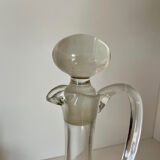Glass carafe, round cap with handle