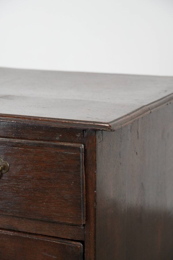 Subtle English Antique Oak Chest from the 18th Century