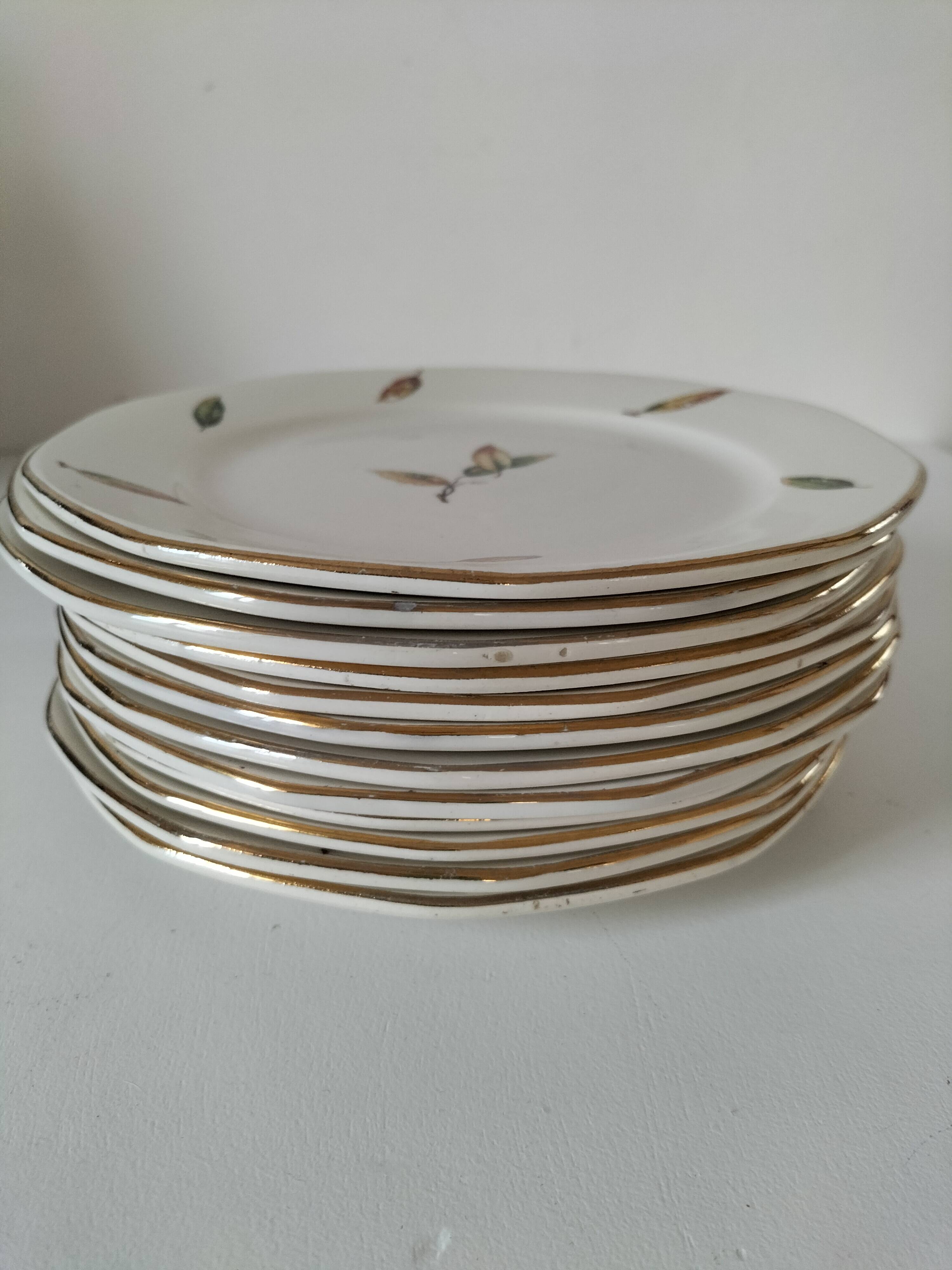 Digoin Sarreguemines Nemours Model Plates.