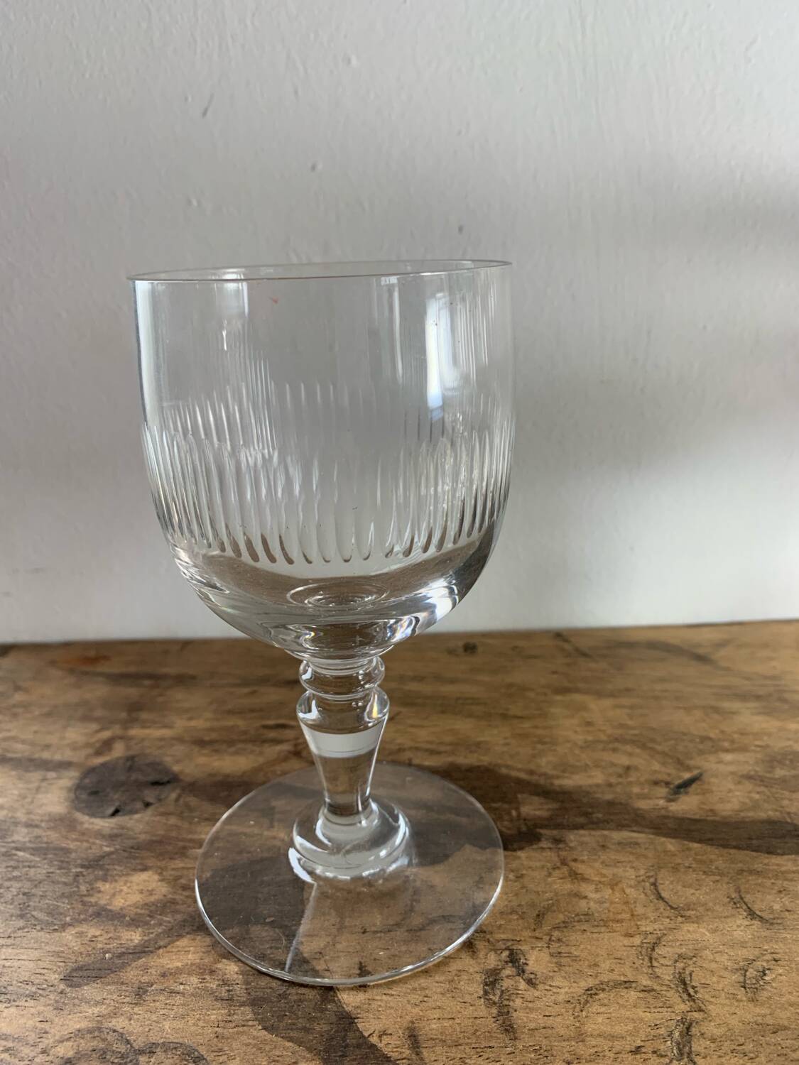 Set of 12 Baccarat Renaissance glasses from the 19th century.