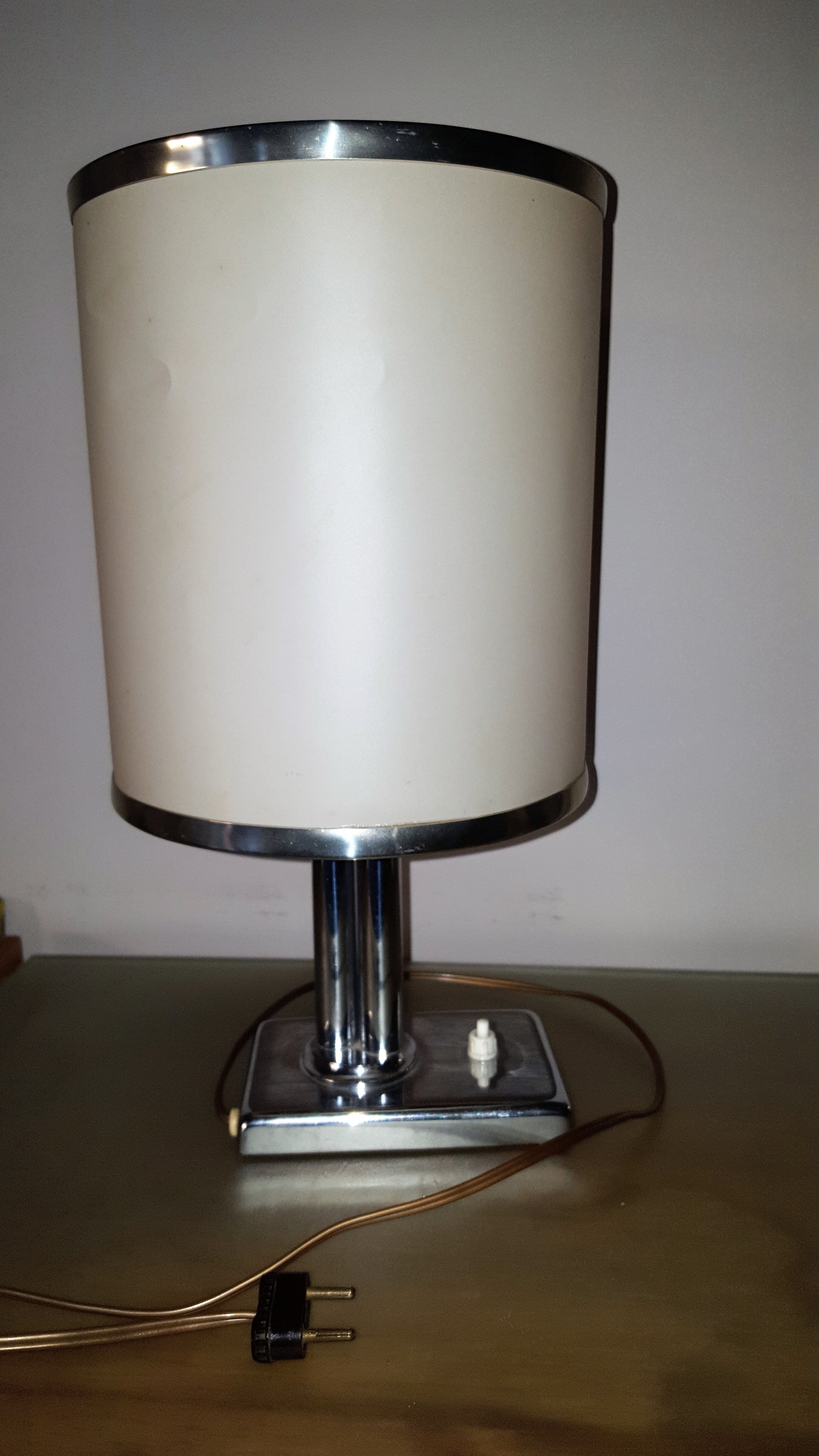 Vintage chrome lamp 1970