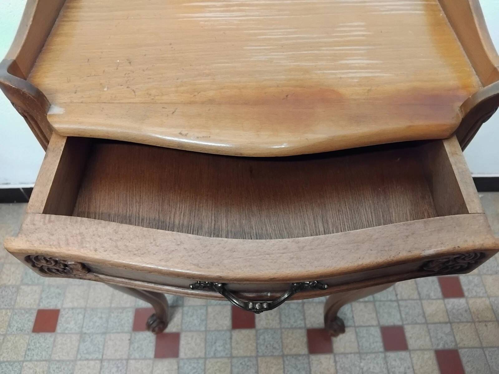 Pair of Antique Louis XV Style Nightstands