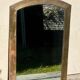 Vintage brass mirror – In the style of Odoux (1960s)