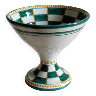 Artisanal checkered Safi foot cup