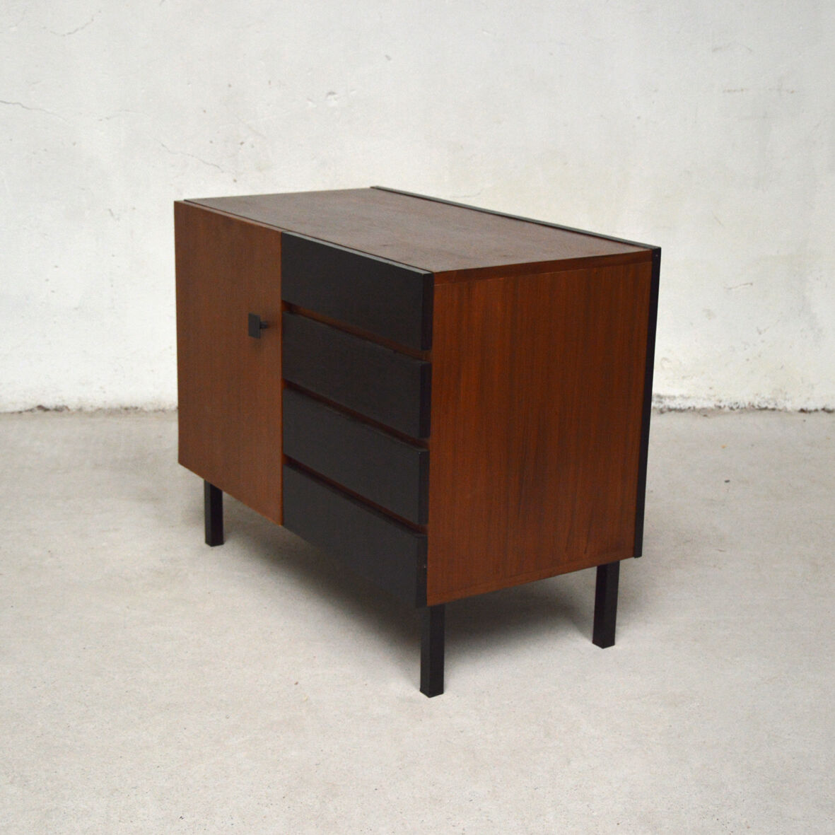 Petit meuble porte et tiroirs, 1960
