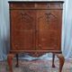 Meuble bar chippendale Maison JELLINEK en acajou