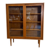 Teak furniture with sliding glass doors, Denmark 1960