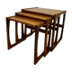 Nested tables Quadrille in teak G Plan, 1960s