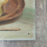Still life with pears