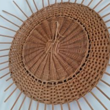 Rattan sun mirror