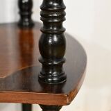 Double-Top Flying Table in Mahogany and Ebonized Pear Wood, Napoleon III Style – 1930