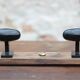 Wooden wall coat rack, vintage wall coat rack, bakelite hooks, ha