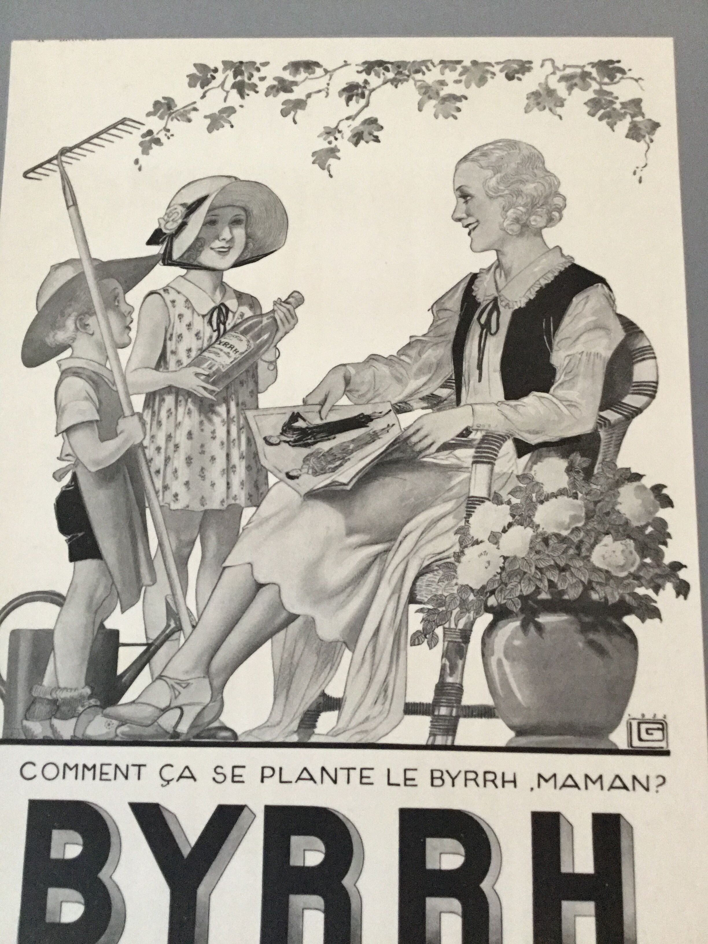 Publicité vintage à encadrer