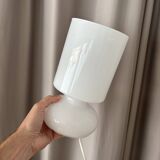 Vintage IKEA FADO Style Handmade Opaline Glass Table Lamp