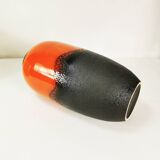 Large Scheurich ceramic vase, Fat Lava, Germany 1960s