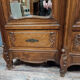 Louis XV Rocaille walnut cabinet stamped Gianinetto circa 1880