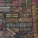 Ancien patchwork Kutch, Gujarat, Inde - 190x240cm