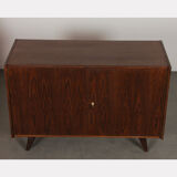 Vintage dark oak chest of drawers by Jiri Jiroutek, model U-450, 1960