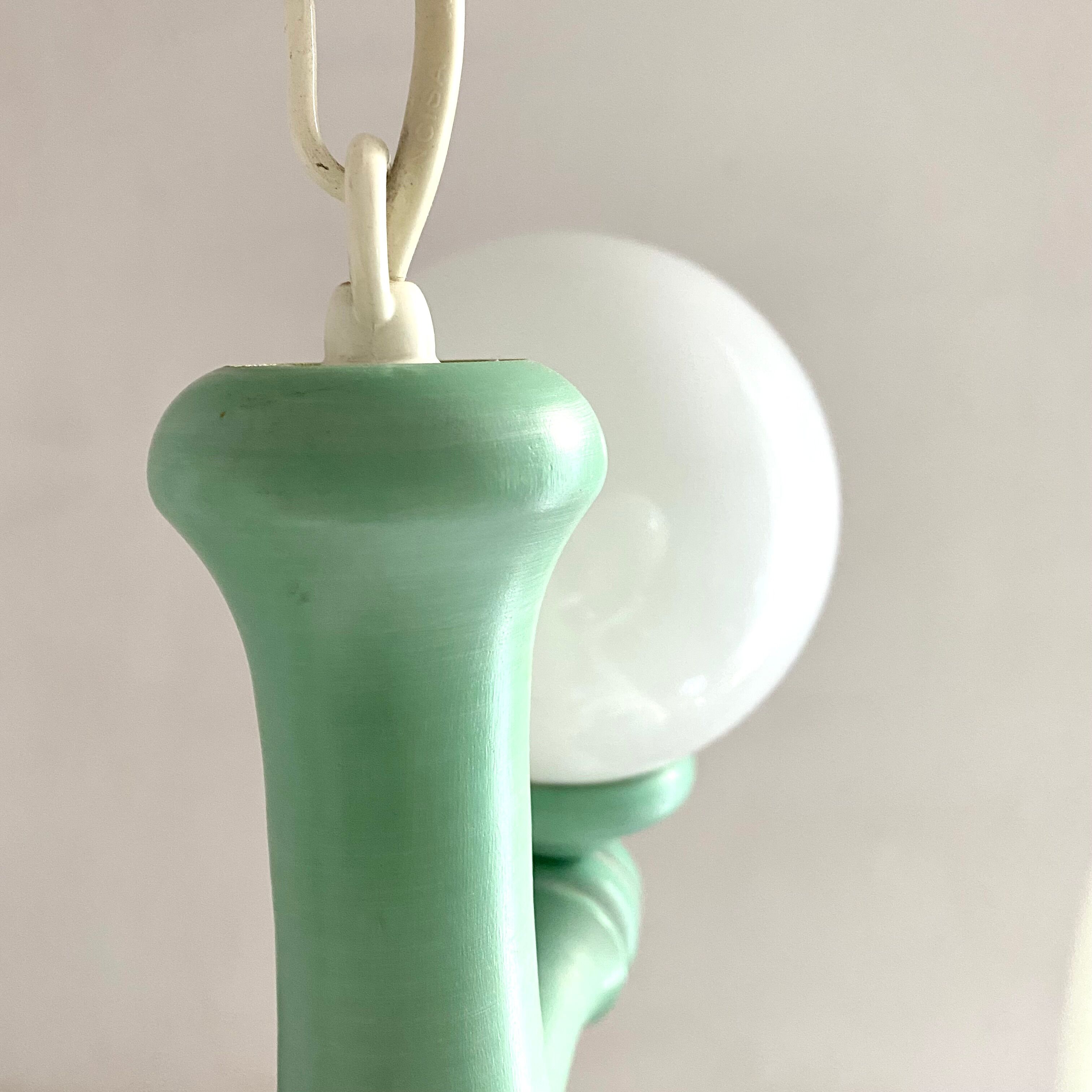 Lustre vintage globes années 80
