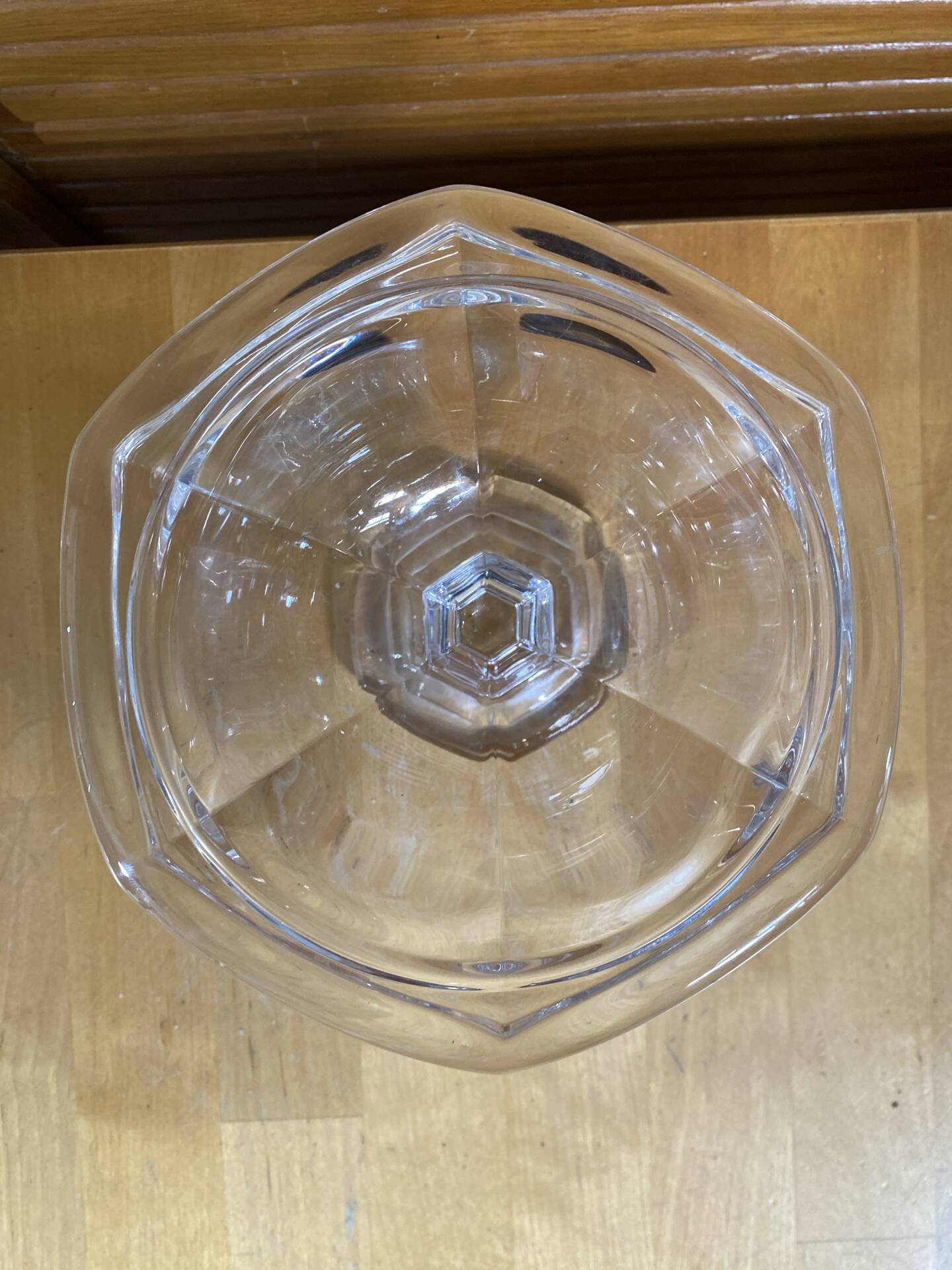 Vintage Art Deco Moulded Crystal Coupe BACCARAT Bourbon Model