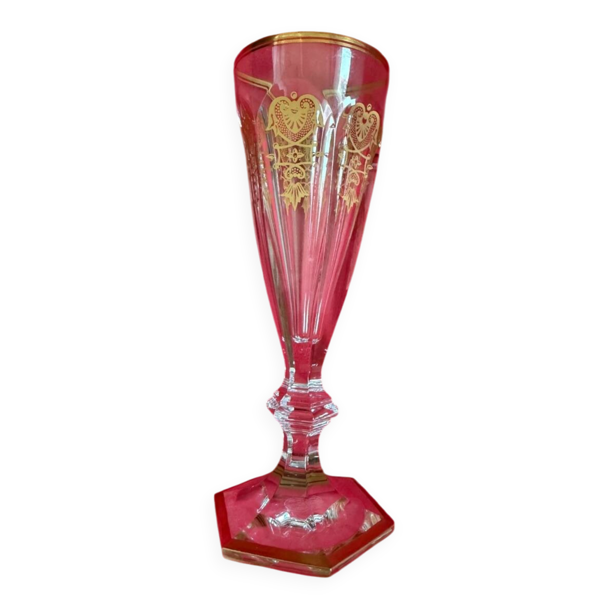 Baccarat crystal champagne flute