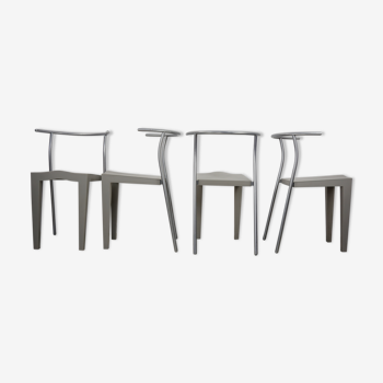 4 chairs Dr Glob Design by Philippe Starck for Kartell